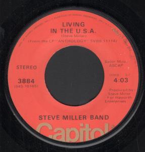 Steve Miller Band - Living In The Usa - 7 Inch