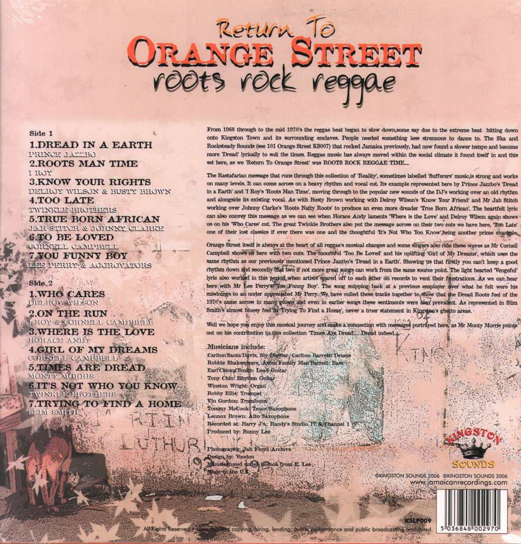 Various Artists - Return to Orange Street - Lp