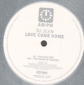 DJ Jean - Love Come Home - 12 Inch