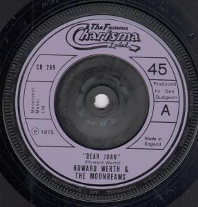 Howard Werth And The Moonbeams - Dear Joan - 7 Inch