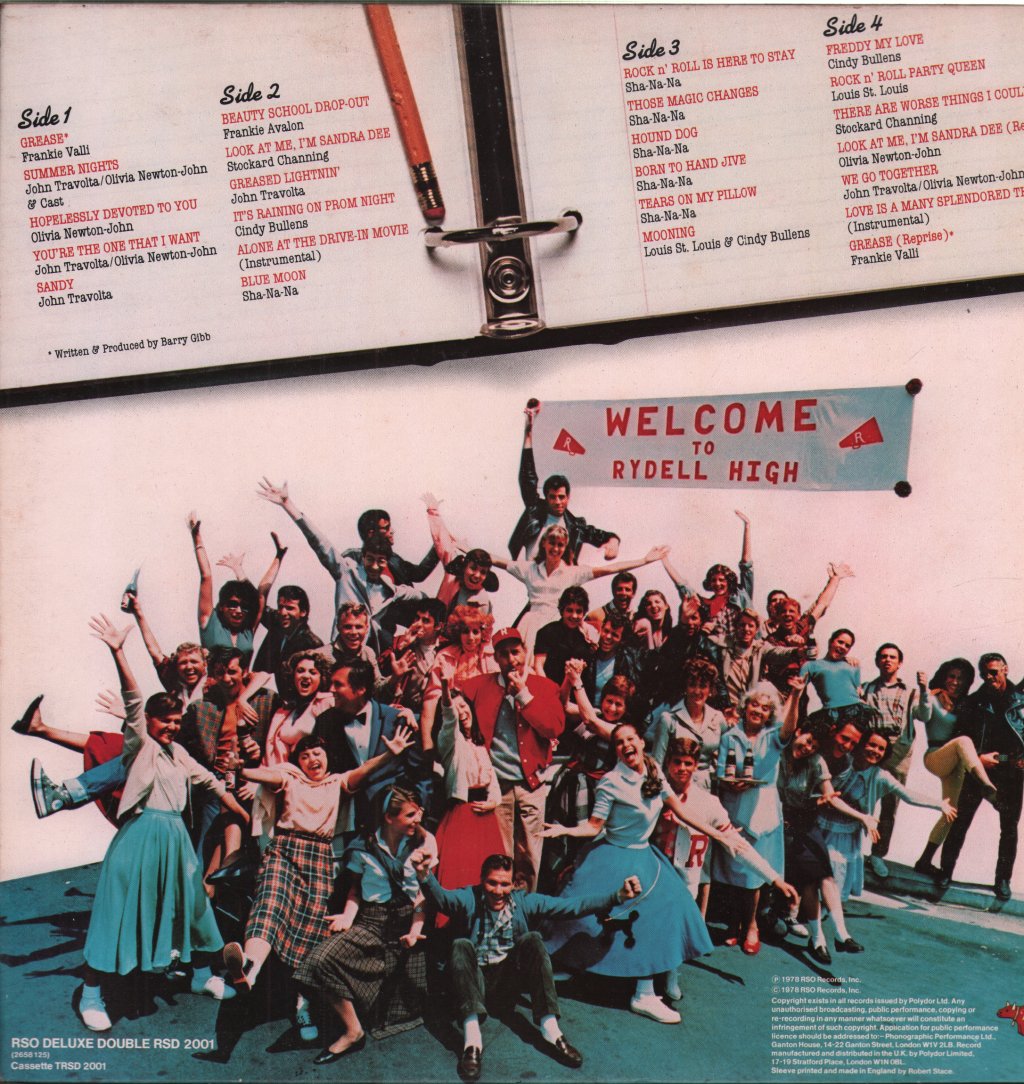 Various Artists - Grease Original Soundtrack - Double Lp