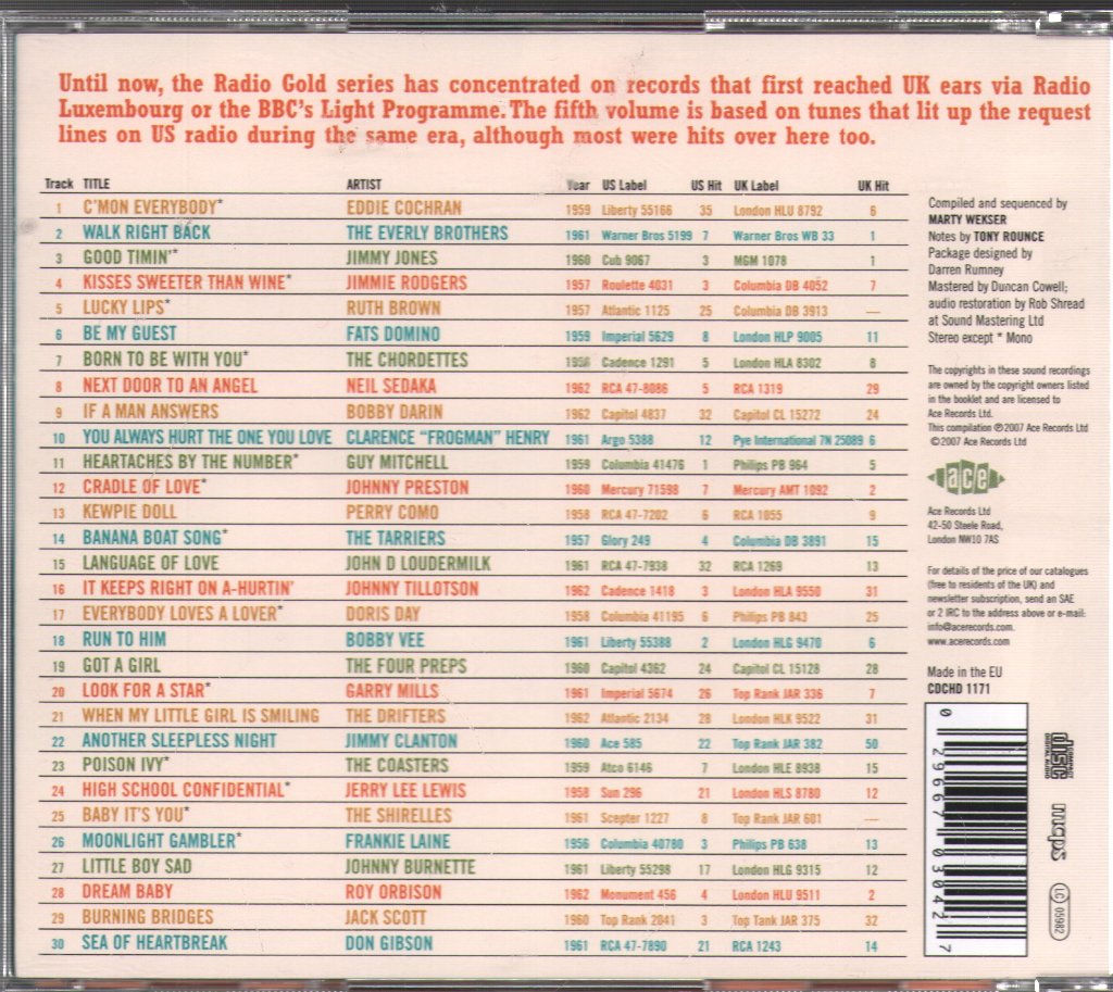 Various Artists - Radio Gold Volume 5 - Cd