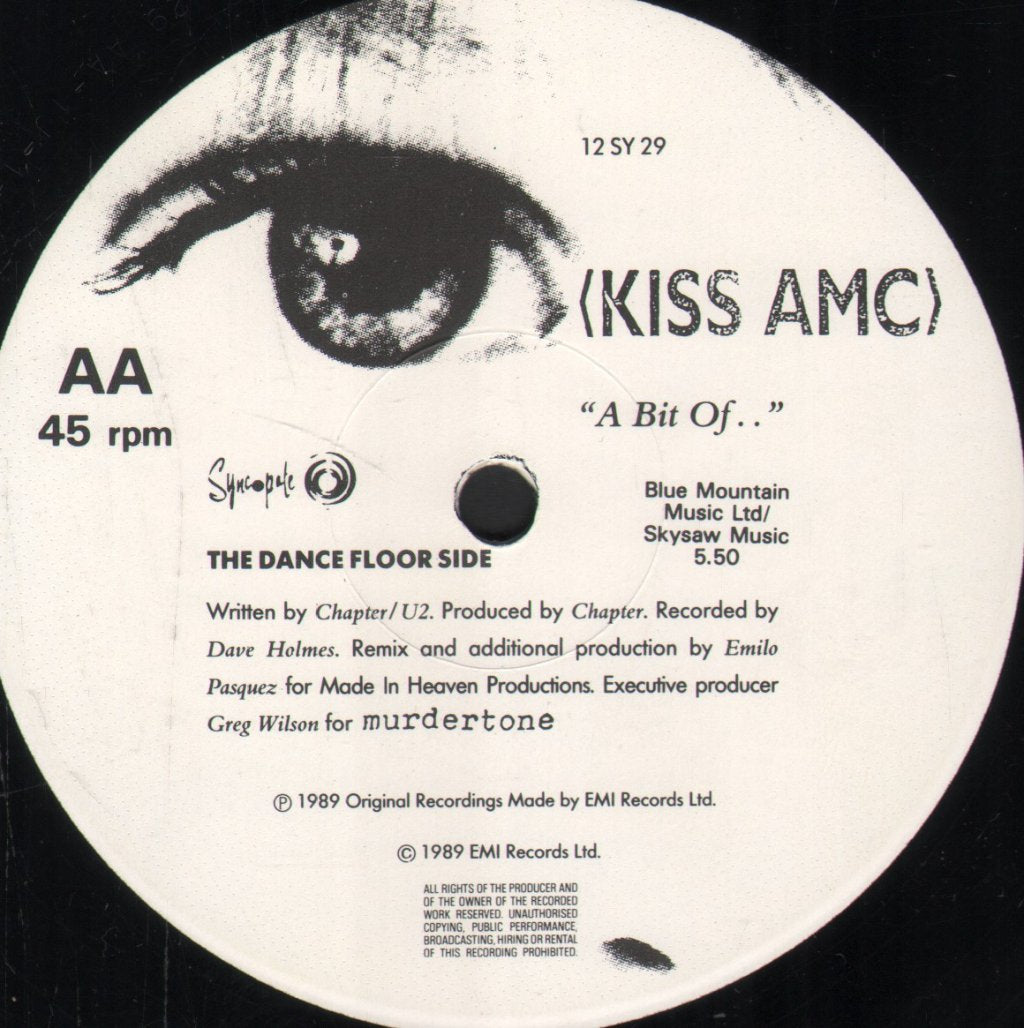 Kiss Amc - A Bit Of U2 - 12 Inch