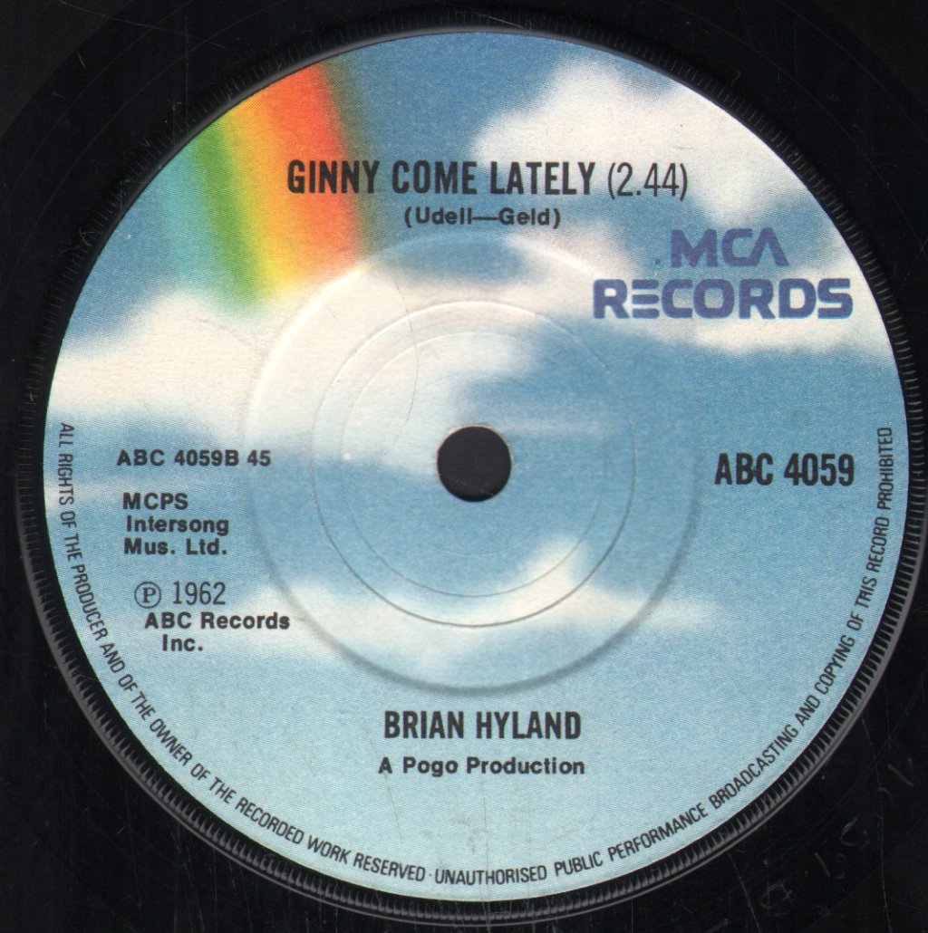 Brian Hyland - Sealed With A Kiss - 7 Inch