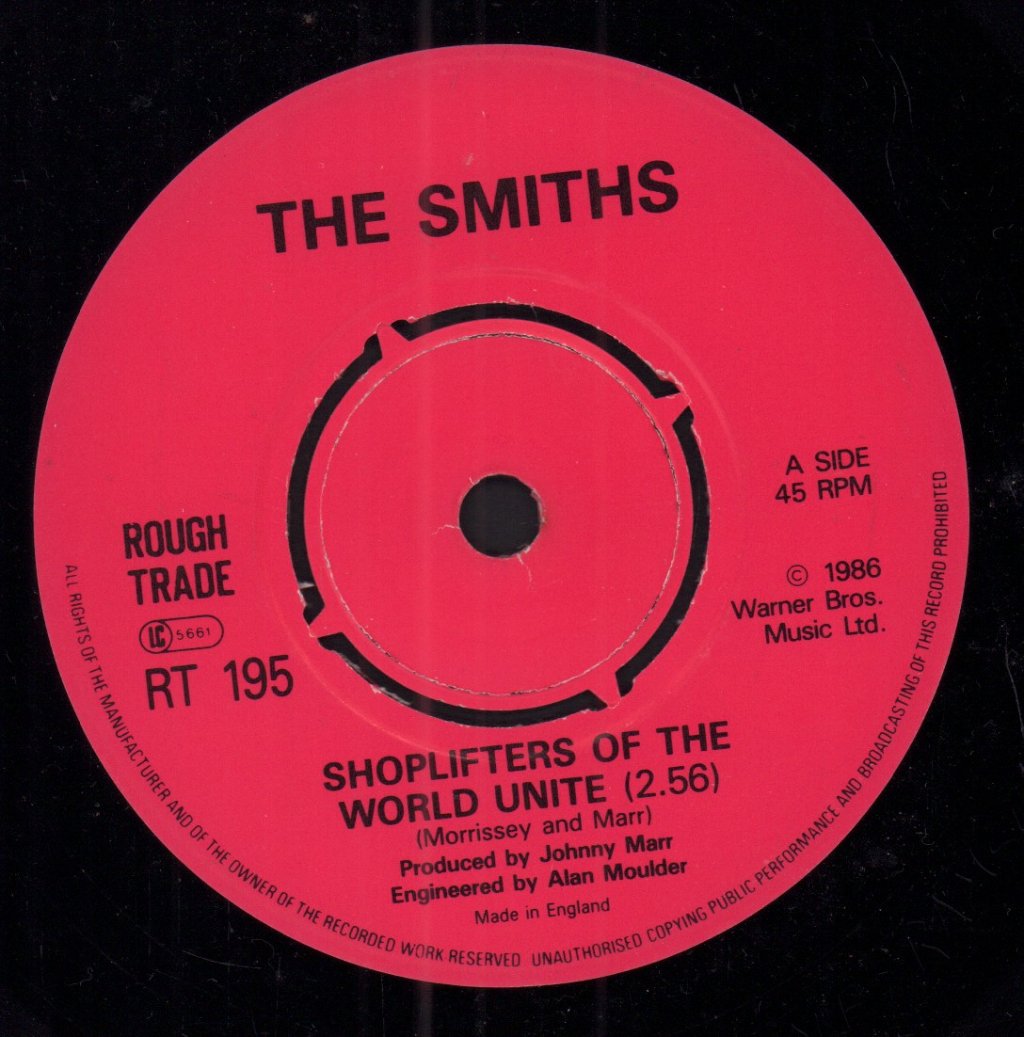 Smiths - Shoplifters Of The World Unite - 7 Inch