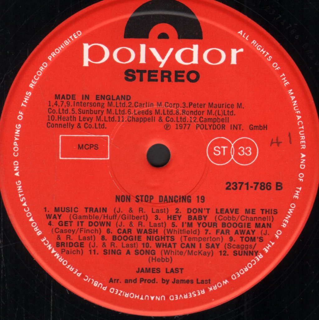 James Last - Non Stop Dancing 19 - Lp
