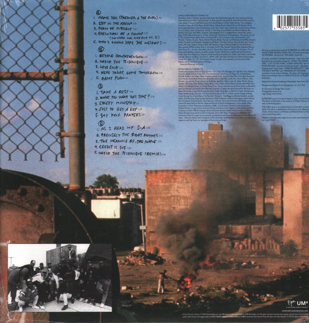 Gang Starr - Step In the Arena - Double Lp