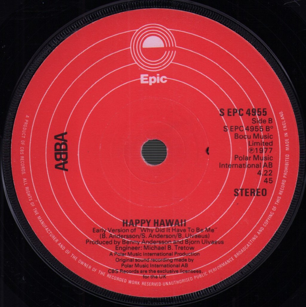 ABBA - Knowing Me Knowing You - 7 Inch