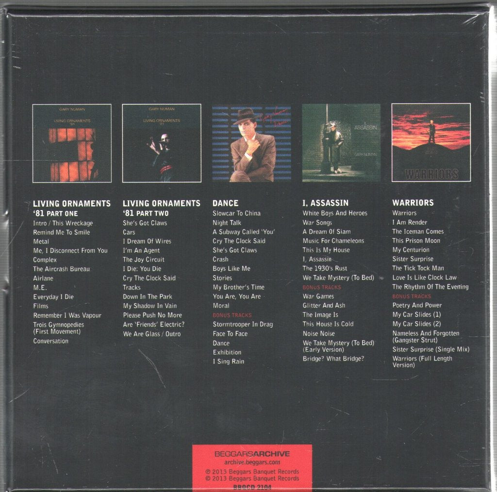 Gary Numan - 5 Albums - Cd Set