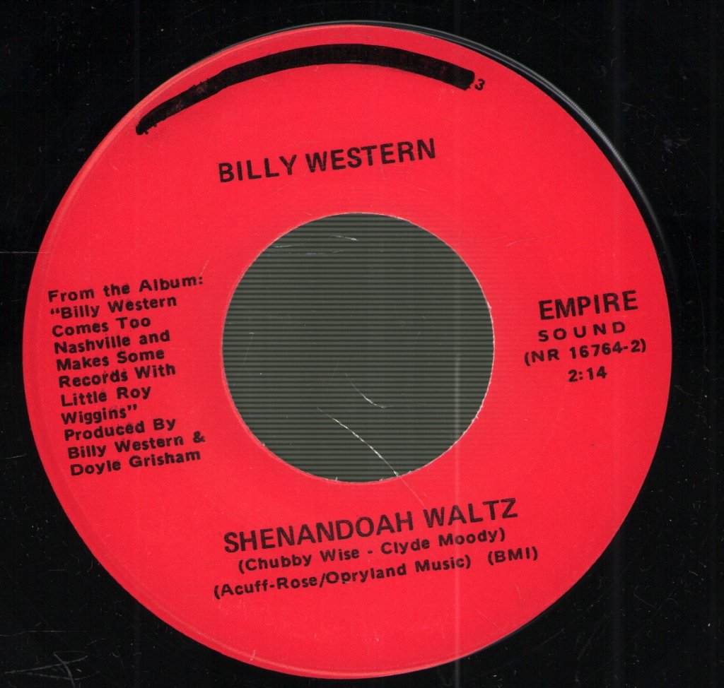 Billy Western - Waiting For A Train - 7 Inch