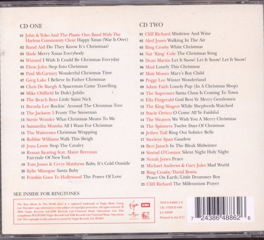 Various Artists - Best Christmas Album In The World...Ever! - Double Cd