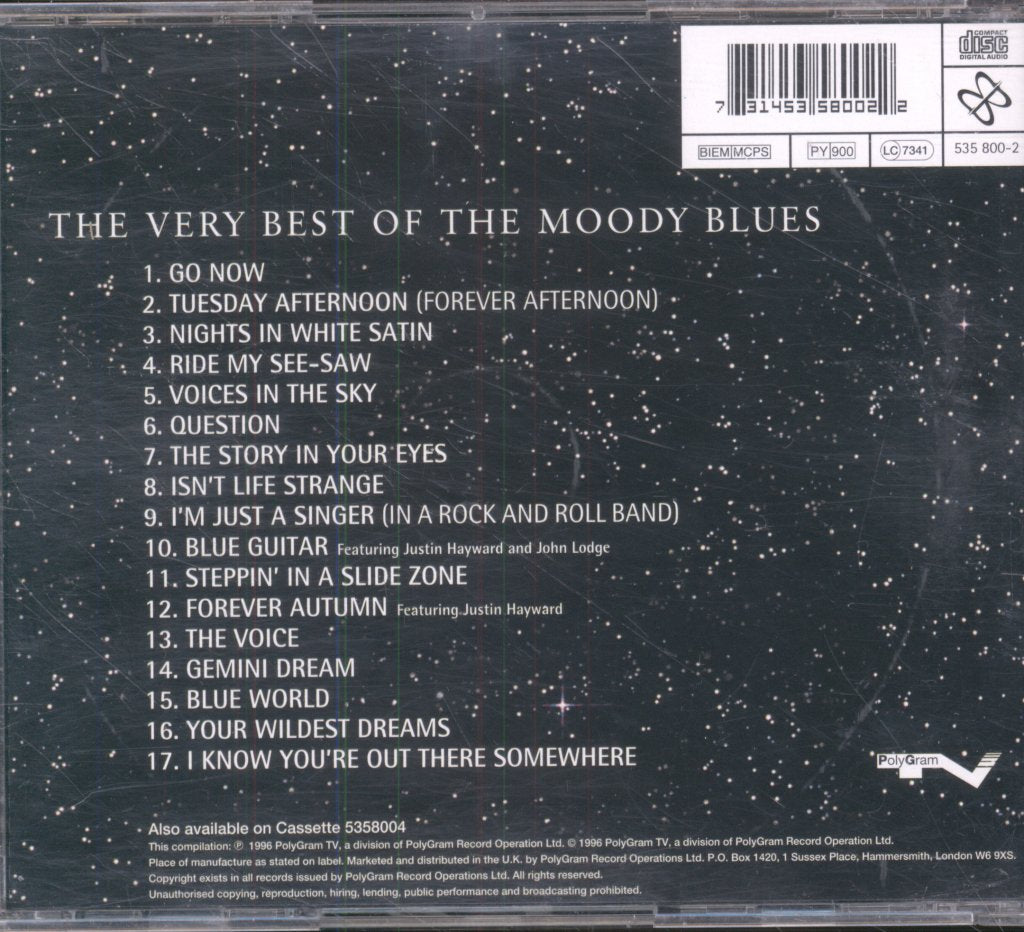 Moody Blues - Very Best Of - Cd