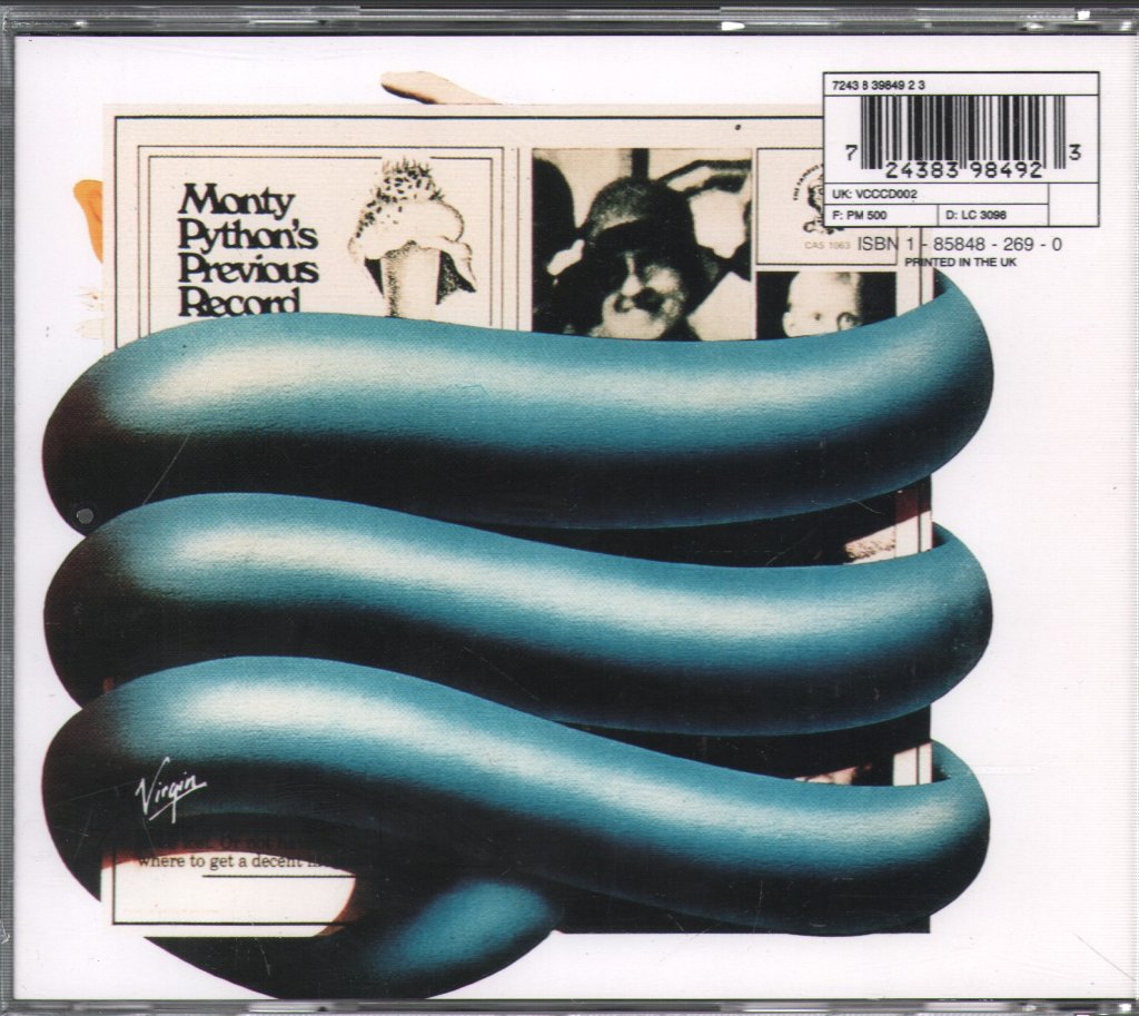 Monty Python - Monty Python's Previous Record - Cd