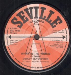 Dooley Silverspoon - What In The World - 7 Inch