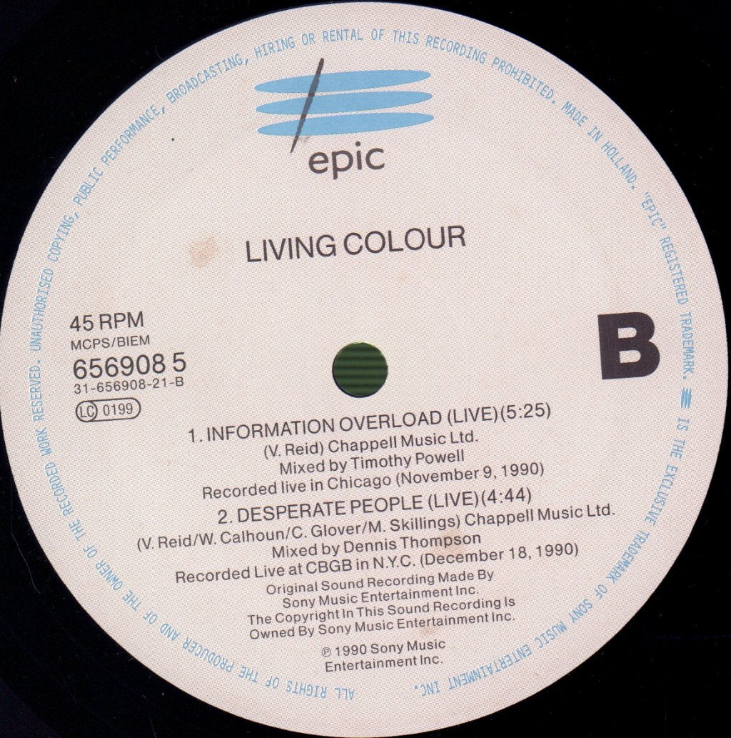 Living Colour - Solace Of You - 12 Inch
