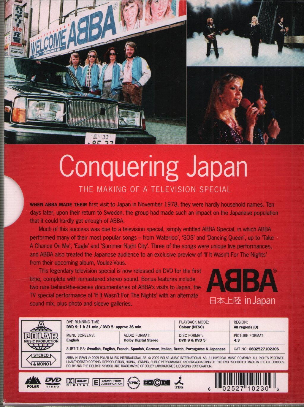 ABBA - 日本上陸 In Japan - Double Dvd
