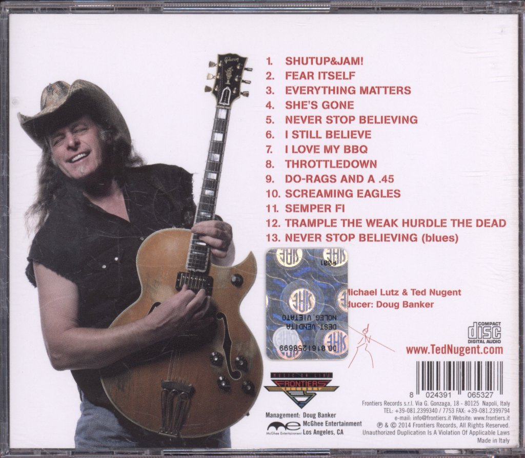 Ted Nugent - Shutup&jam! - Cd