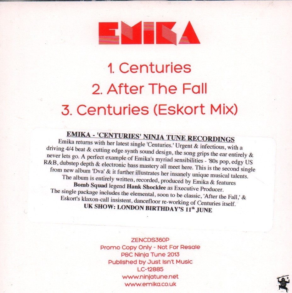Emika - Centuries - Cd