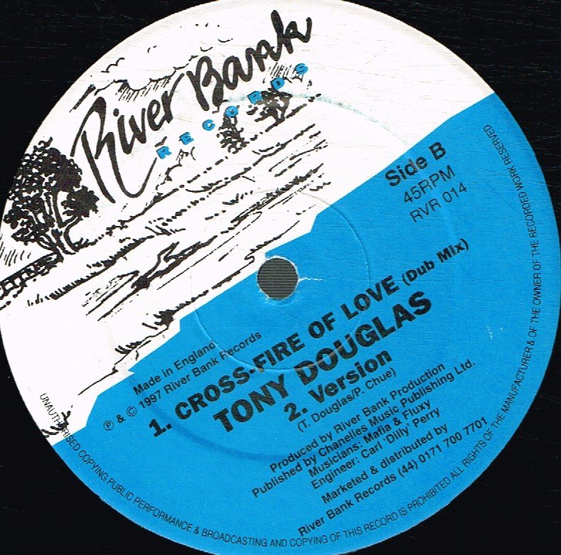 Tony Douglas - Cross-Fire Of Love - 12 Inch