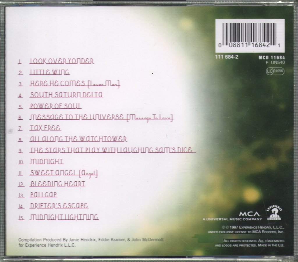 Jimi Hendrix - South Saturn Delta - Cd