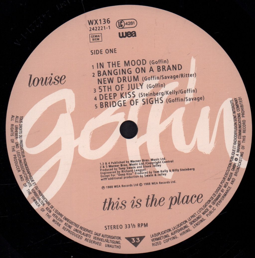 Louise Goffin - This Is The Place - Lp