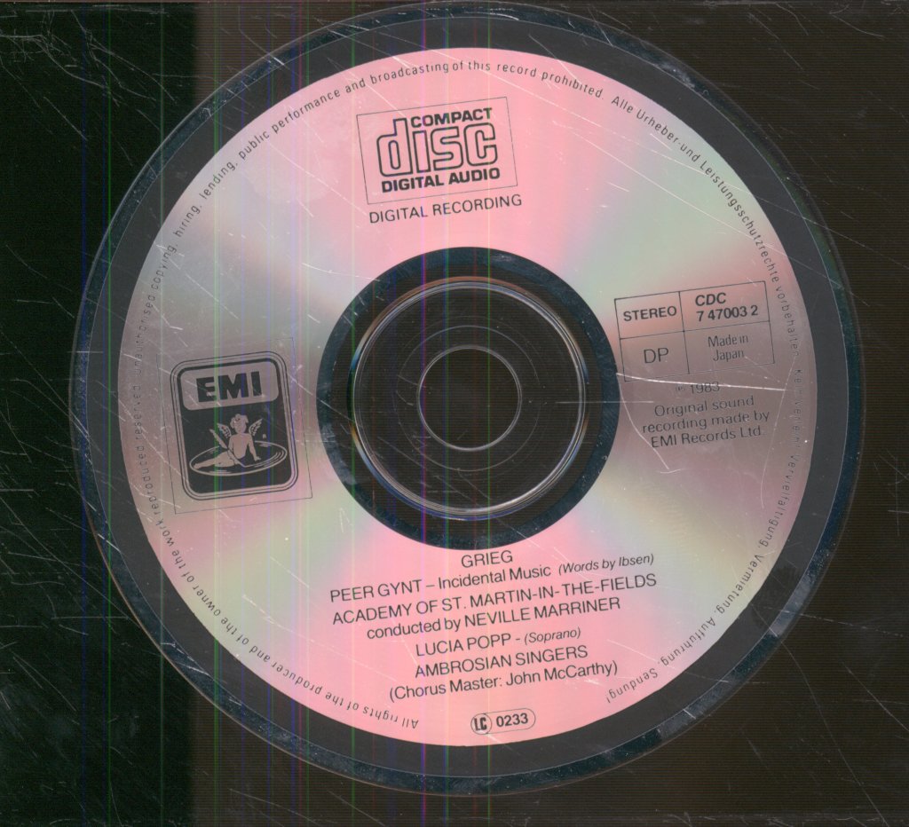 Ambrosian Singers - Peer Gynt Incidental Music - Cd