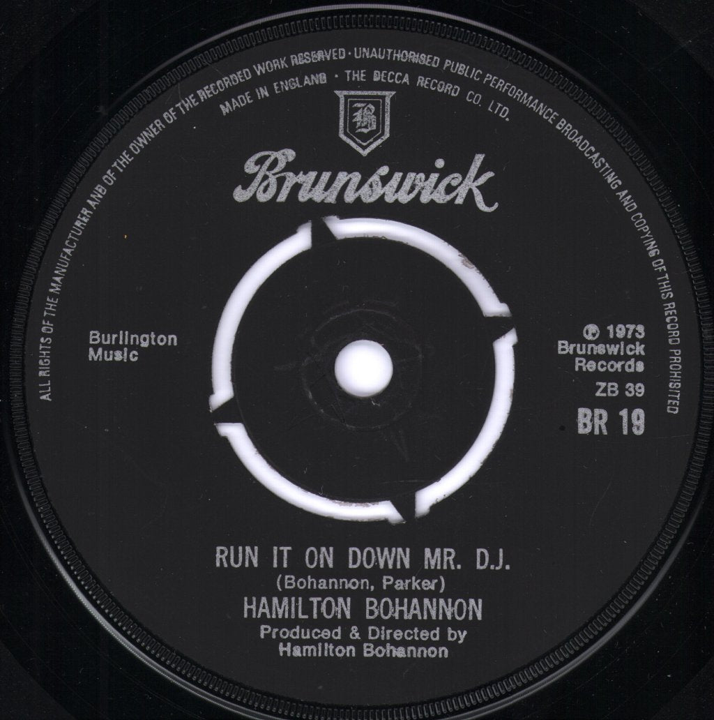 Hamilton Bohannon - Disco Stomp - 7 Inch
