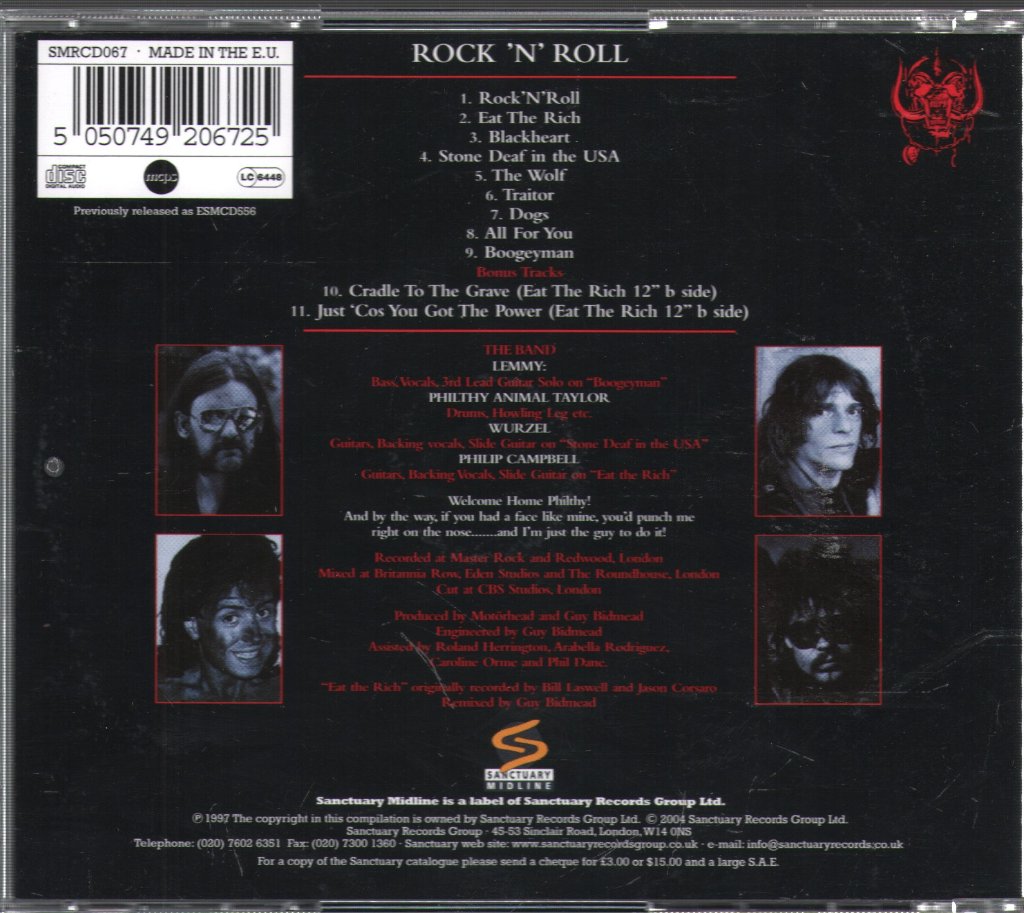 Motorhead - Rock 'N' Roll - Cd