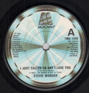 Stevie Wonder - I Just Called To Say I Love You - 7 Inch