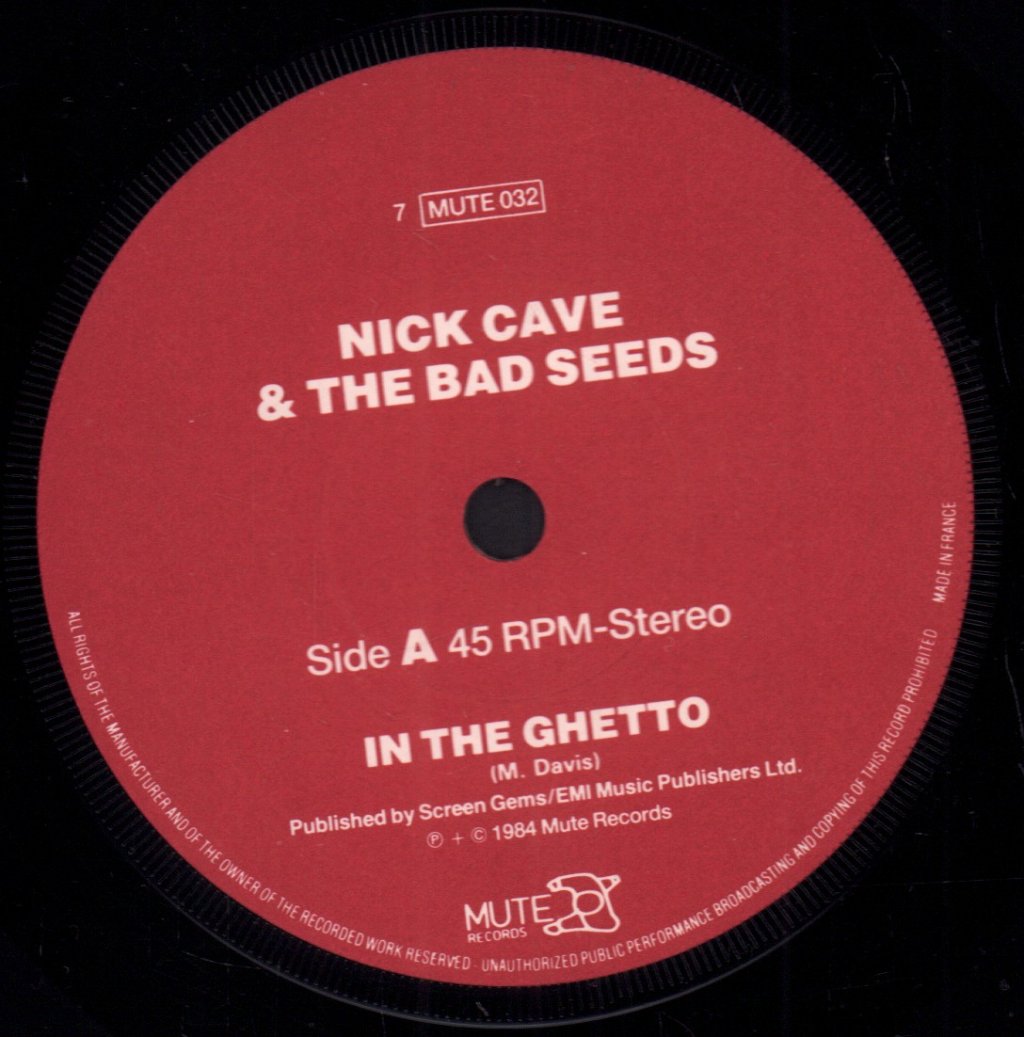 Nick Cave And The Bad Seeds - In The Ghetto - 7 Inch