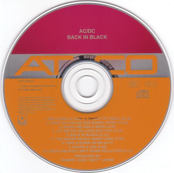 AC/DC - Back In Black - Cd