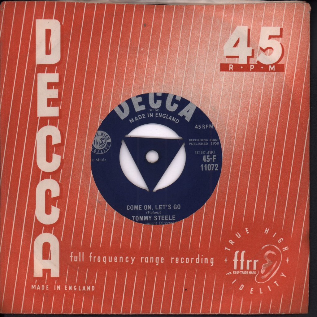 Tommy Steele - Come On Let's Go - 7 Inch