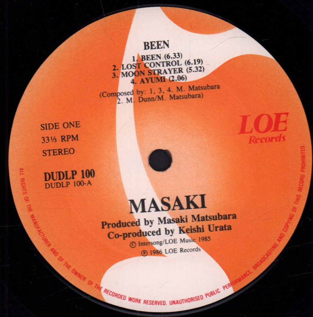 Matsubara Masaki - Been - Lp