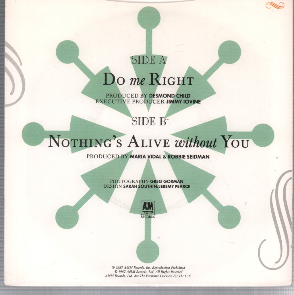 Maria Vidal - Do Me Right - 7 Inch
