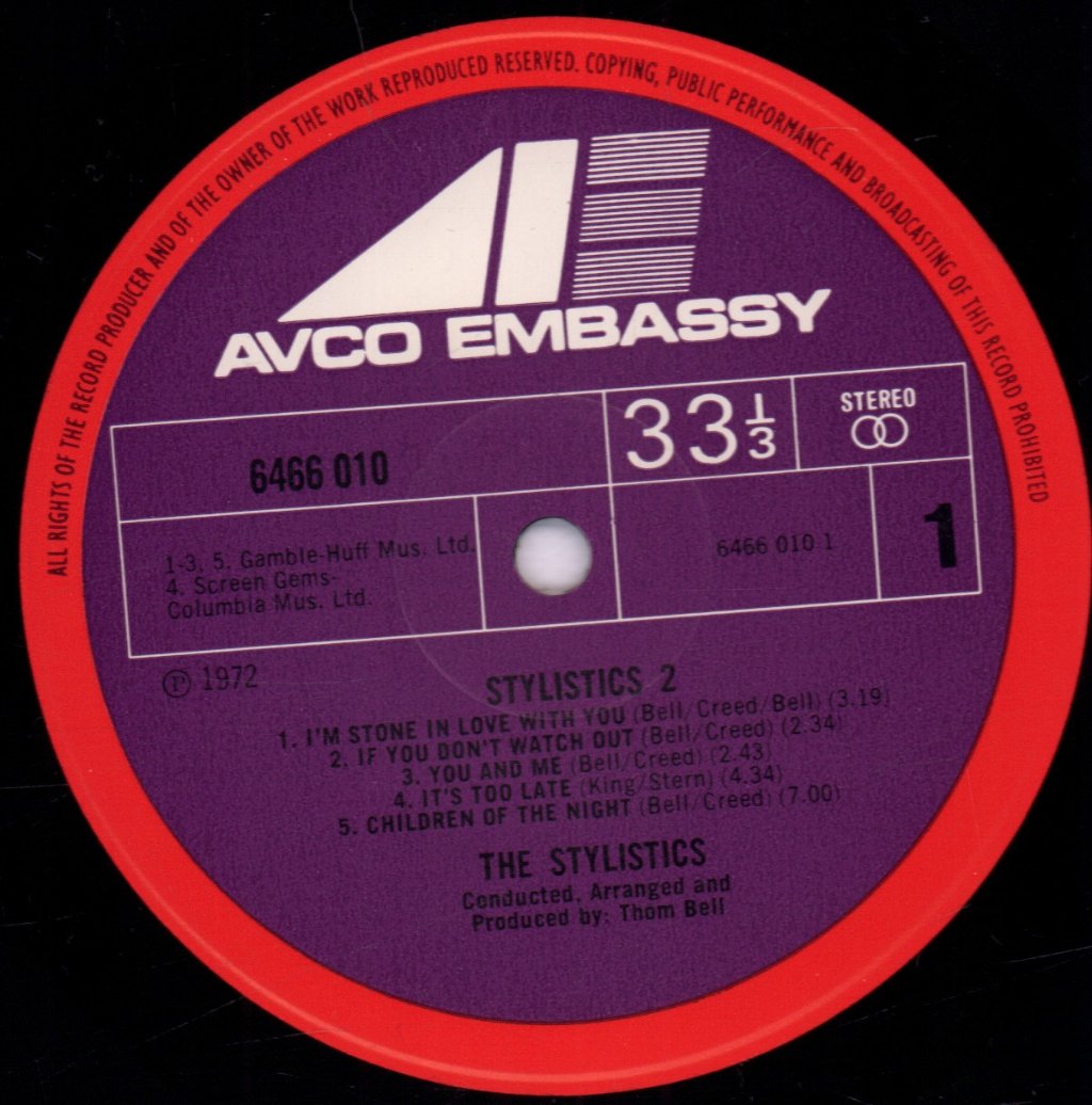 Stylistics - 2 - Lp