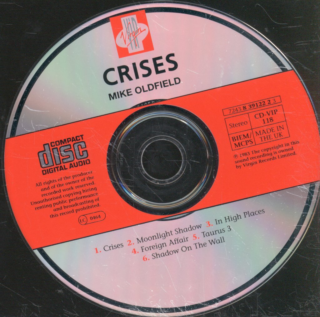 Mike Oldfield - Crises - Cd