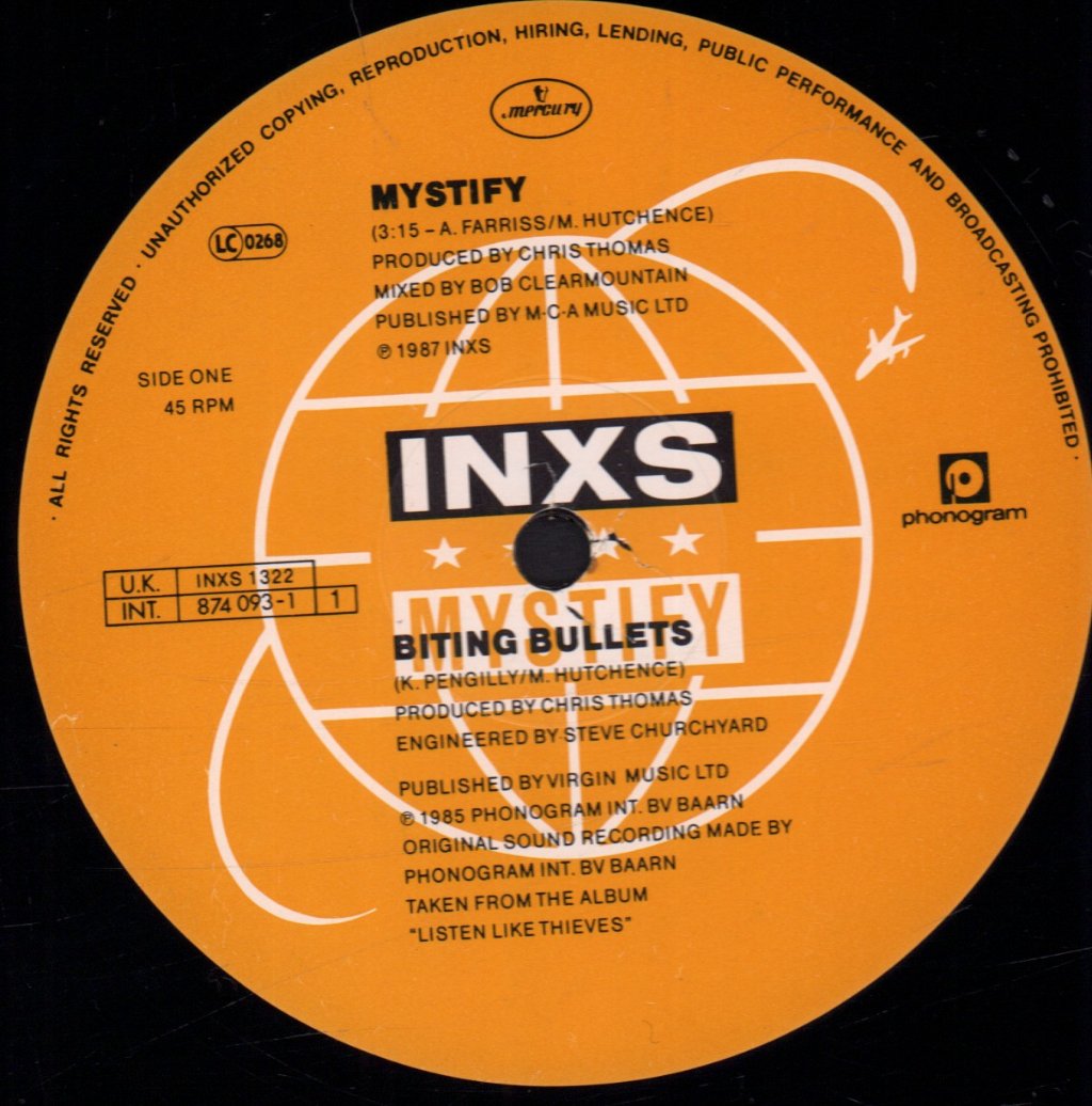 INXS - Mystify - 12 Inch