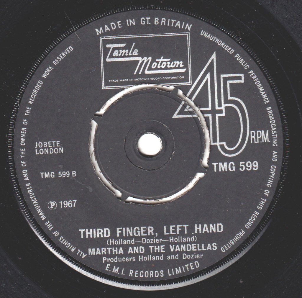 Martha And The Vandellas - Jimmy Mack - 7 Inch