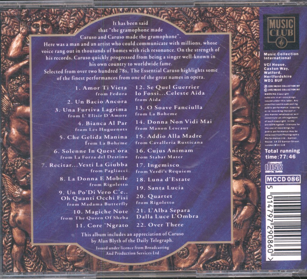 Enrico Caruso - Essential Caruso - Cd
