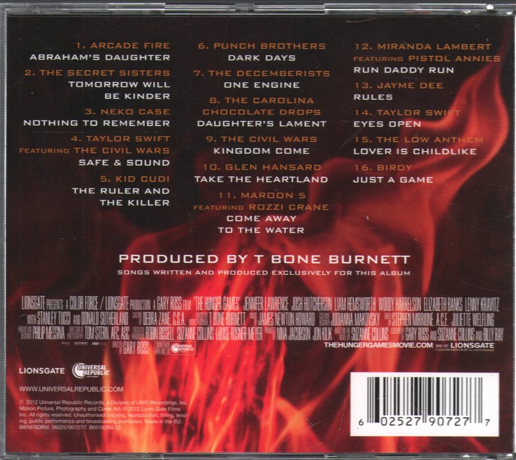 Various Artists - Hunger Games (Songs From District 12 And Beyond) - Cd