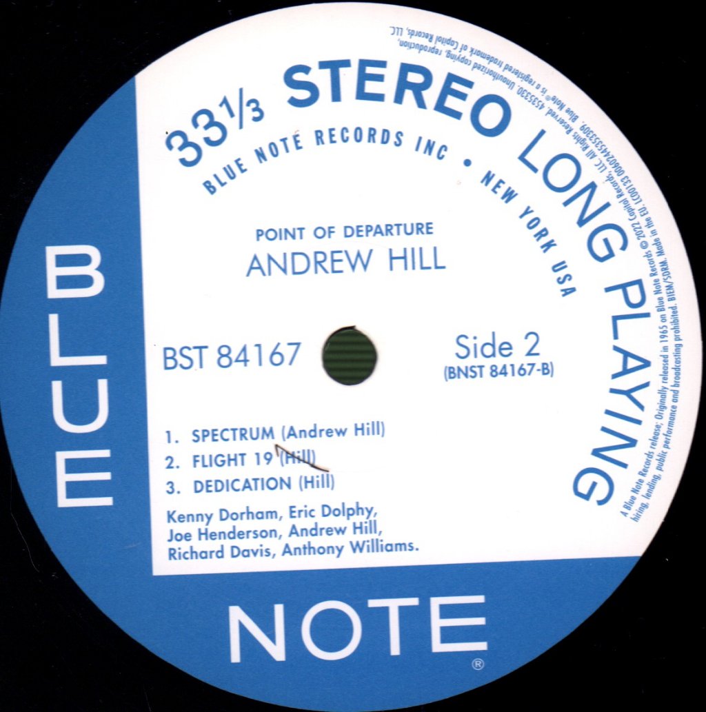 Andrew Hill - Point Of Departure - Lp