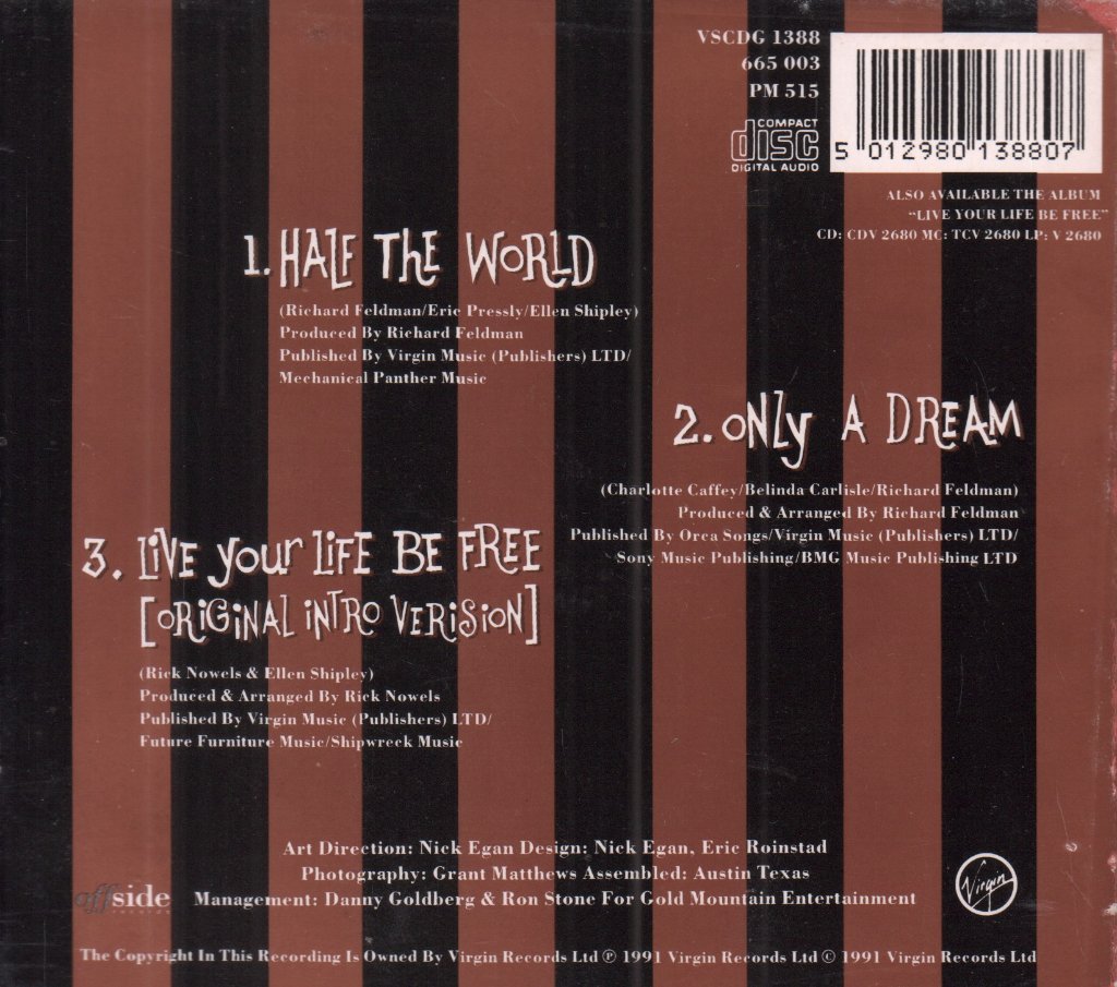 Belinda Carlisle - Half The World - Cd