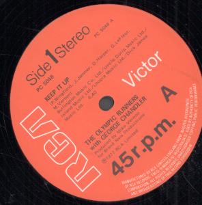 Olympic Runners - Keep It Up - 12 Inch