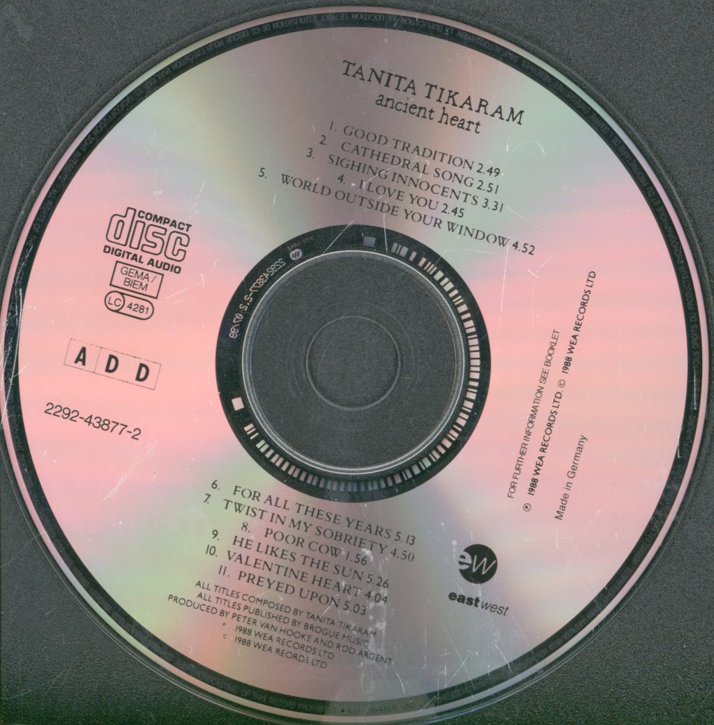 Tanita Tikaram - Ancient Heart - Cd