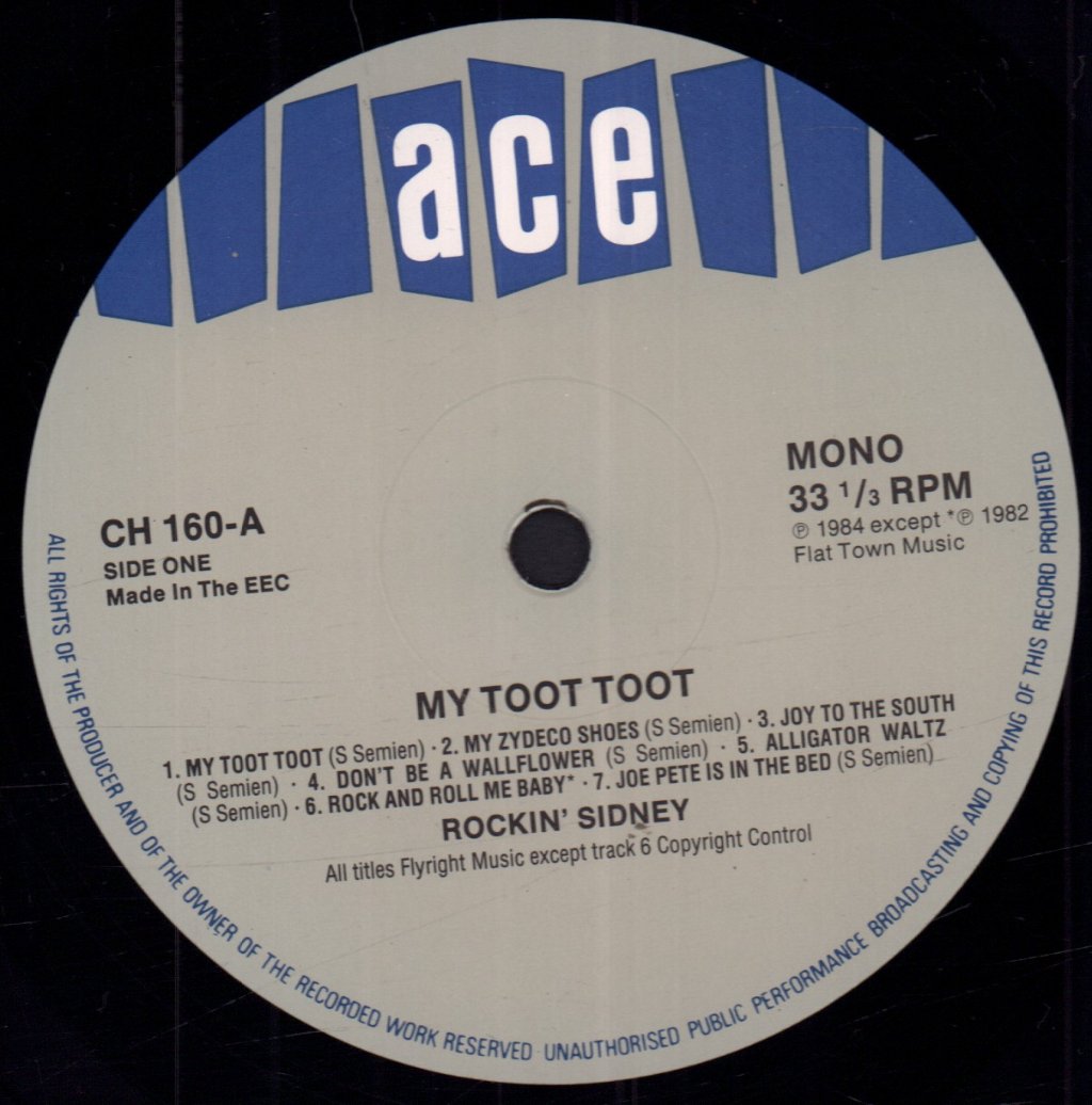 Rockin' Sidney - My Toot Toot - Lp