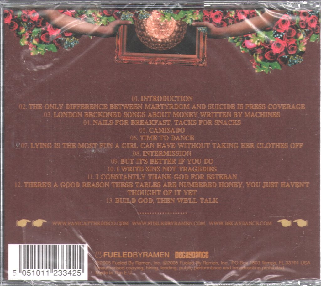 Panic! At The Disco - A Fever You Can't Sweat Out - Cd