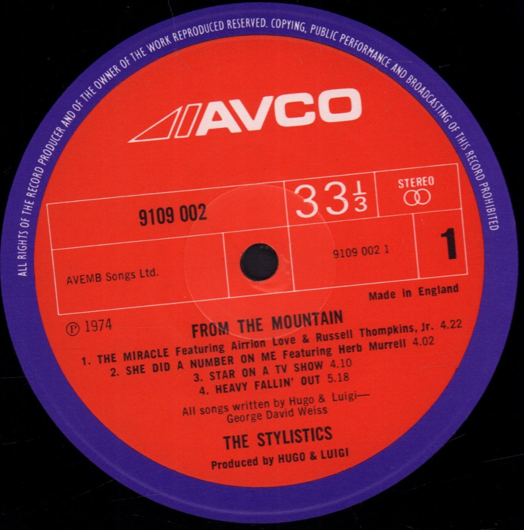 Stylistics - From The Mountain - Lp
