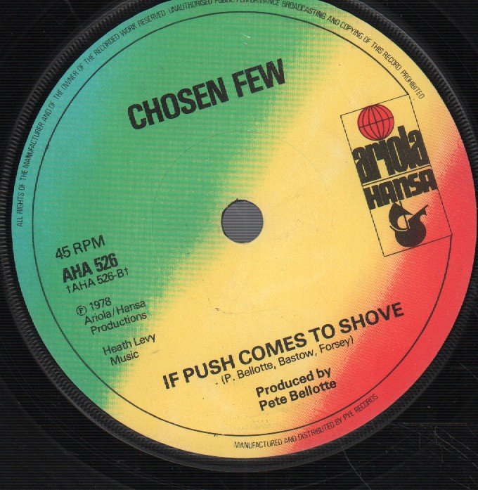 Chosen Few (70'S Group) - Stand By Me - 7 Inch