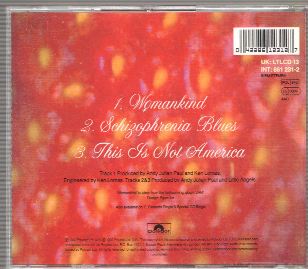 Little Angels - Womankind - Cd