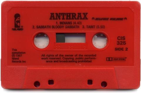 Anthrax - Indians - Cassette